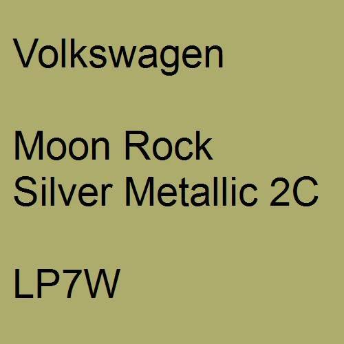 Volkswagen, Moon Rock Silver Metallic 2C, LP7W.